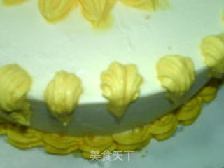 裱花蛋糕:太阳花的做法步骤:11