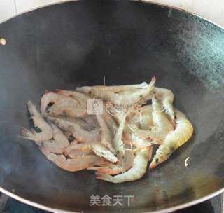 香葱炒虾的做法步骤:6