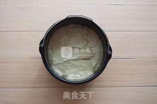抹茶蛋糕(空气炸锅版)的做法步骤:12