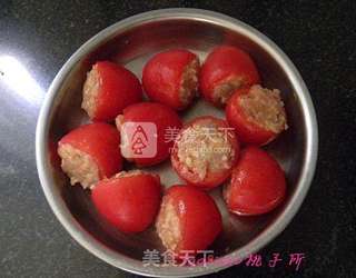 蒸酿小番茄的做法步骤:6
