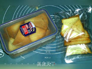 香酥蛋糕片的做法步骤:7