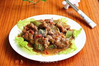 剁椒沙茶酱牛肉片的做法步骤:10