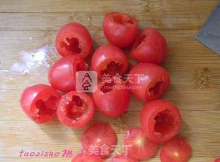 蒸酿小番茄的做法步骤:5