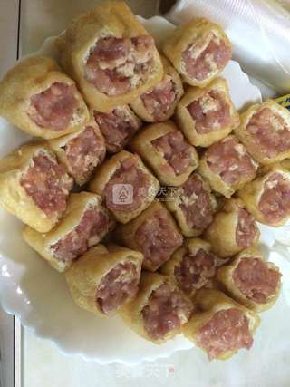 茄汁豆腐肉(满腹经纶)的做法步骤:4