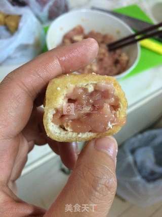 茄汁豆腐肉（满腹经纶）的做法步骤：3