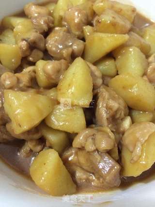 土豆焖鸡的做法步骤:9