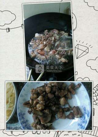 辣子鸡的做法步骤:3