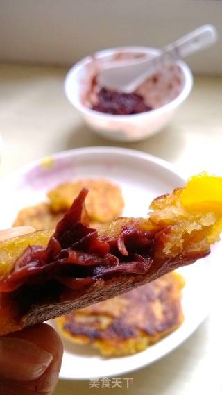 故园之思——玫瑰馅火柿子饼的做法步骤:9