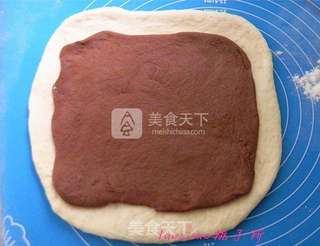 可可双色吐司的做法步骤:4