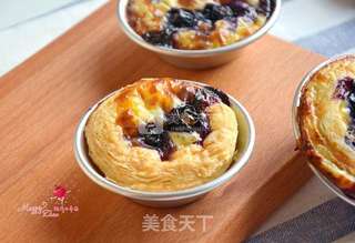 蓝莓蛋挞的做法步骤:7