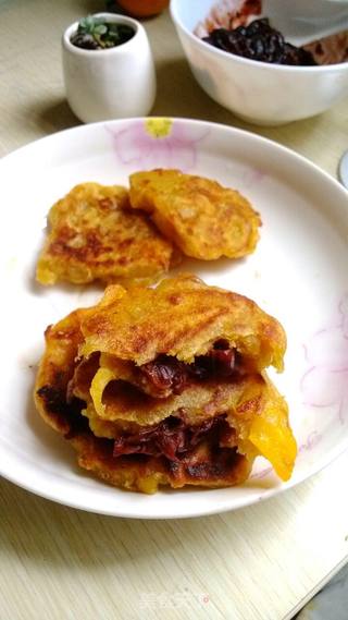 故园之思——玫瑰馅火柿子饼的做法步骤:8