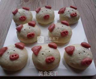 文艺范小猪----豆包的做法步骤:8