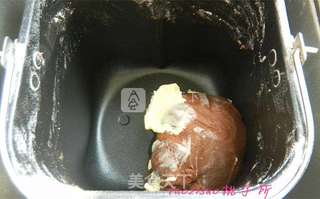 可可双色吐司的做法步骤:2