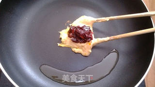 故园之思——玫瑰馅火柿子饼的做法步骤:5