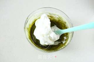 “碧云酥胸”抹茶慕斯的做法步骤:8