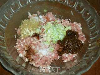 豆角猪肉包的做法步骤:6