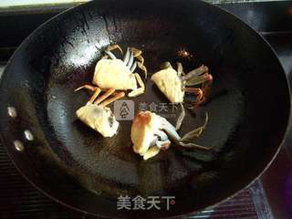 毛豆子面拖蟹的做法步骤:6