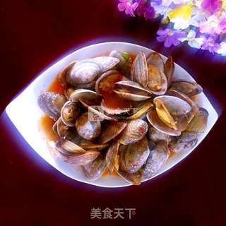 爆炒花蛤的做法步骤:7
