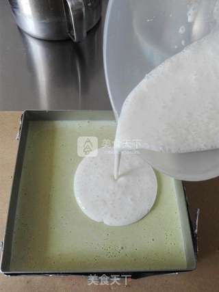 豌豆酸奶慕斯蛋糕的做法步骤:9
