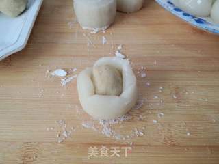 绿豆馅冰皮月饼的做法步骤:22