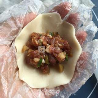 榨菜鲜肉月饼的做法步骤:17