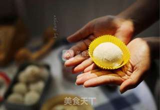 榨菜鲜肉月饼的做法步骤:23