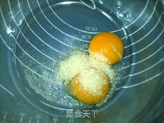 奶油抹茶戚风卷的做法步骤:2