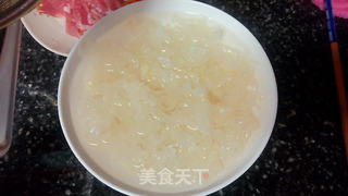 菜心烩银耳的做法步骤:4