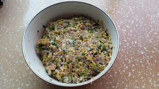 猪肉粉条南瓜包子的做法步骤:3