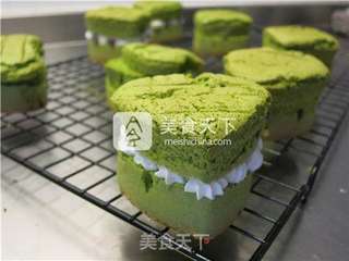 抹茶榴莲红豆蜜语蛋糕的做法步骤:23