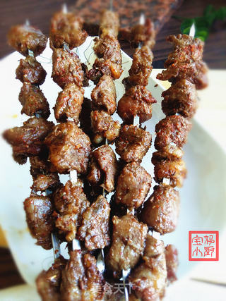羊肉串的做法步骤:14