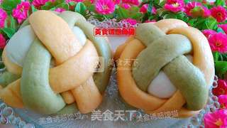 彩球紫薯椰蓉包的做法步骤:14