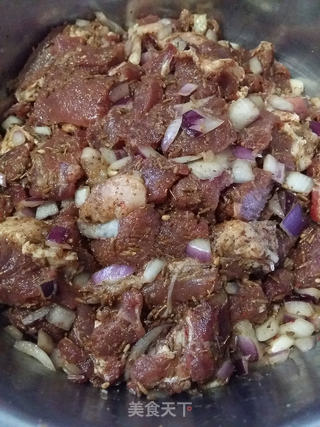 羊肉串的做法步骤:6