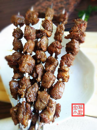 羊肉串的做法步骤:11