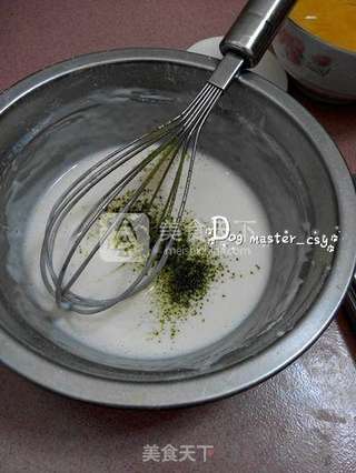 我的酸奶蛋糕处女作【茶石纹酸奶天使蛋糕】的做法步骤:2