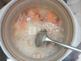 鲜虾海鲜粥的做法步骤:6
