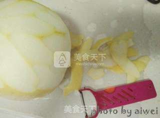 柚子皮糖的做法步骤:2