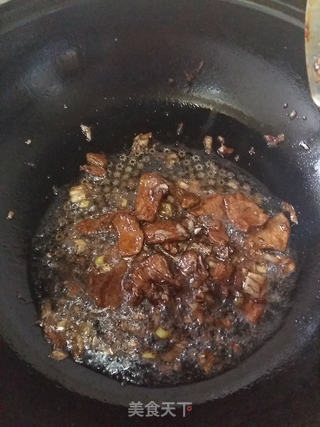 尖椒豆腐皮的做法步骤:4