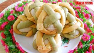 彩球紫薯椰蓉包的做法步骤:12