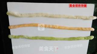 彩球紫薯椰蓉包的做法步骤:7