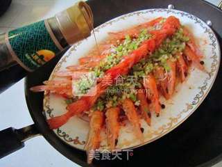 金银蒜蓉开背虾的做法步骤:13