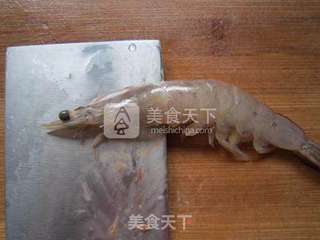 金银蒜蓉开背虾的做法步骤:2