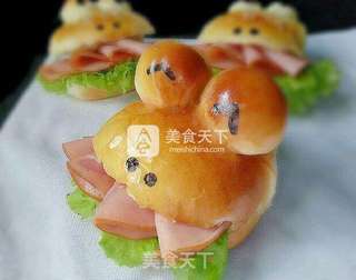 青蛙面包的做法步骤:13