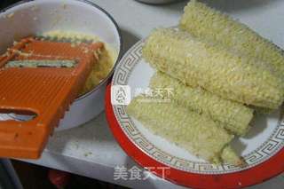 蒸玉米羹的做法步骤:2