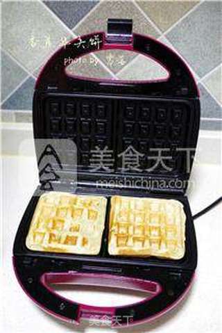 健康下午茶:香蕉华夫饼的做法步骤:12