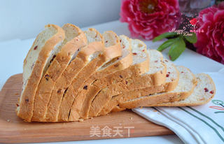 淡奶油蔓越莓大吐司的做法步骤:12