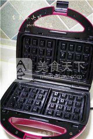 健康下午茶:香蕉华夫饼的做法步骤:10