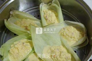 蒸玉米羹的做法步骤:6