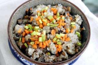 笋干糯米炒饭的做法步骤:11