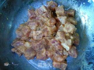 肉丁荷塘小炒的做法步骤:5